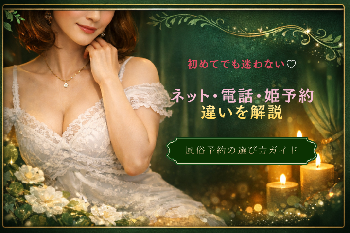 風俗の予約方法はどれがいい？ネット予約・電話予約・姫予約の違いと選び方