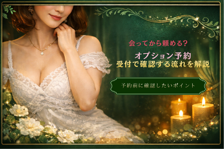 ホテヘルのオプションはいつ頼む?予約時に確認したいポイント